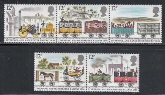 GREAT BRITAIN Liverpool & Manchester Railway MNH set - Image 1 of 1