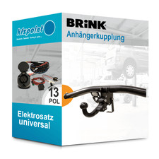 For Chrysler Stow 'n' Go 08- BRINK Trailer Clutch Removable + 13-Pin E-Set