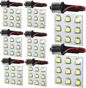 8x HQRP BA15s LED Bombilla Reemplazo para 1141 1156 CrossRoads RV Luz Interior - Foto 1 di 9