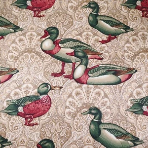 Dekorateur Stoff Robert Allen Home Mallard Ducks 2 Yards 56" breit - Bild 1 von 6