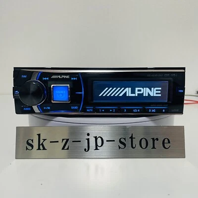 Alpine CDE-145J Lettore CD Autoradio Audio Unità principale USB CD AUX Usato - Immagine 1 di 4