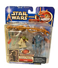 Star Wars Deluxe playset Yoda Attack clones force powers Droid 2002 Used Hasbro
