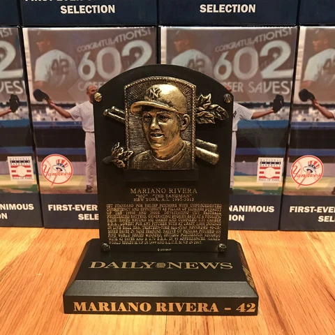 Mariano Rivera Cooperstown Hall Of Fame Replica Plaque NY Yankees SGA 8/17/2019 Cover