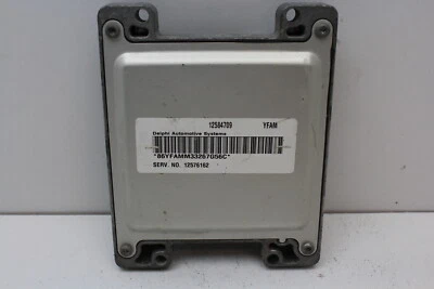 03 04 05 Chevrolet Cavalier 12576162 Computer Engine Control ECU ECM Module - Изображение 1 из 3