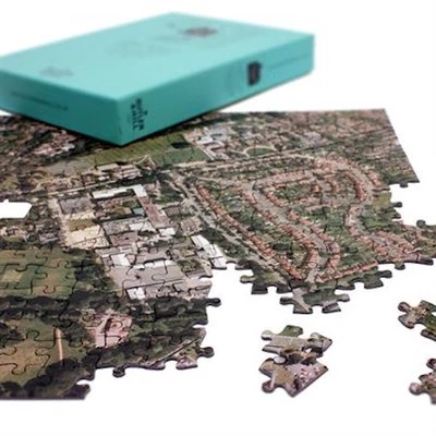 Aerial photo personalised jigsaw puzzle