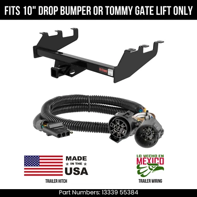 Enganche de remolque Sierra 1500 07-12 con cableado de 4 pines apto para 10" Bmpr y Tommy Curt 8 k Foto 1 de 3