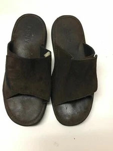 Esny Womens Slip On Sandal Style Size 11 Brown A122ss - Picture 1 of 5