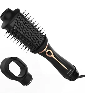 Dual Voltage Hot Air Brush for Straightening, Curling, and Drying - 1200W - Picture 1 of 11