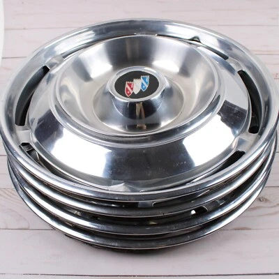 1961 VINTAGE BUICK LESABRE INVICTA SPECIAL HUBCAPS  WHEEL COVERS CENTER CAPS - Image 1 of 4