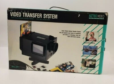Aztec Deluxe Video Transfer System Convert Slides Prints Movies to Video Tape - Image 1 of 4