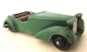 Dinky Toys No.38d Alvis Sports Tourer Car - Green Version - Picture 1 of 10