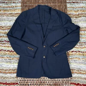 J. CREW Ludlow Irish Linen Blazer Sport Coat Blue Men’s Size 36S Men’s Small S - Picture 1 of 6