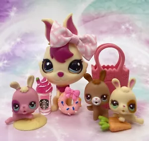 Littlest Pet Shop 3500 3501 3502 3503 Magic Motion Mommy Rabbit & Babies - Picture 1 of 3