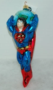 Adorno de Navidad RADKO SUPERMAN 96-WB-1 DC Comics 1996 edición limitada - Imagen 1 de 6