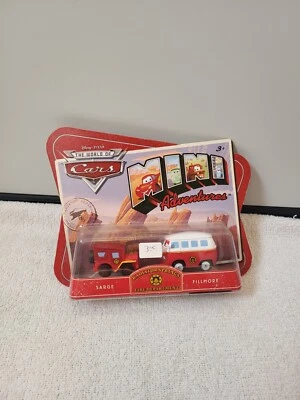 DISNEY PIXAR CARS MINI ADVENTURES SARGE FILLMORE FIRE DEPARTMENT - Image 1 of 2