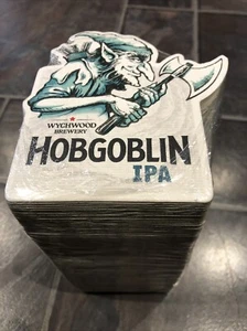 HOBGOBLIN X125 WYCHWOOD BREWERY BEER MATS BAR MATS PUB BAR COLLECTIBLE - Picture 1 of 6