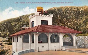 Kraftwerk Pacific Electric Railway Suchscheinwerfer Kalifornien 1910 Postkarte - Bild 1 von 2