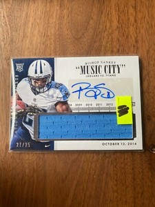 A58,501 - 2014 National Treasures Timeline Jersey Auto #15 Bishop Sankey/25