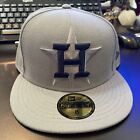 Houston Astros New Era Hat Big H Size 8 Gray