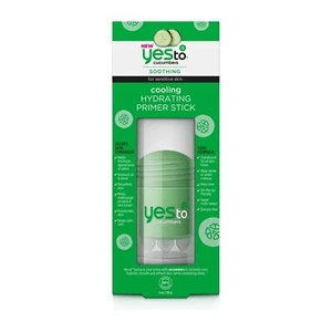 Yes To Cucumbers Primer Stick Soothing Sensitive Skin Cooling Hydrating Calming - Picture 1 of 5