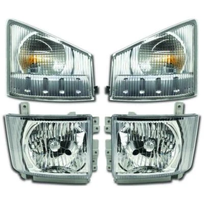 Nuevo par de faros/luces de señal para camión Isuzu NPR HD NQR 2009 2010 2011 2012 Foto 1 de 3