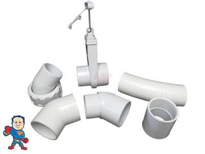 AMERICAN SPA PARTS Dynasty Bahama Hot Tub 2" 45° Pump Union To Plumbing Connect Kit How To Video