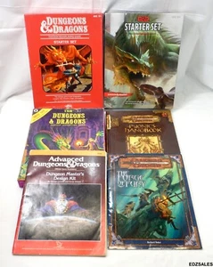 Dungeons and Dragons - Basic Set, Starter Set, Design Kit, Psionics Handbook - Picture 1 of 11