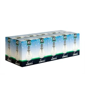 LAMPADINA INCANDESCENZA SFERA CHIARA 40W 230V E14 10 PEZZI ATTACCO PICCOLO - Foto 1 di 3