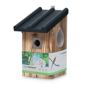 Green-Backyard Birdhouse / Natürliches Vogelhaus aus Zedernholz - Bild 1 von 4