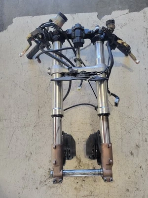 Horquillas delanteras Honda CBR1000RR 1000RR 2004-2005 con pinzas y palancas Foto 1 de 4