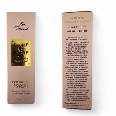 Too Faced Plump & And Prime Luxury Face Plumping Primer Serum 1oz / 30ml - Image 1 of 2