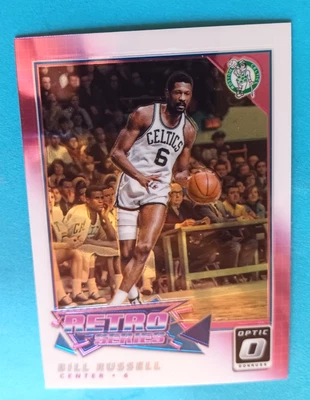 2017-18 PANINI DONRUSS OPTIC BILL RUSSELL #3 RETRO SERIES BOSTON CELTICS - Image 1 of 3
