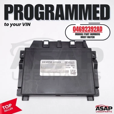 🚩 VIN PROGRAMADO PLUG & PLAY TCM TCU MOPAR CHRYSLER DODGE JEEP 04692392AD 🚩 Foto 1 de 4