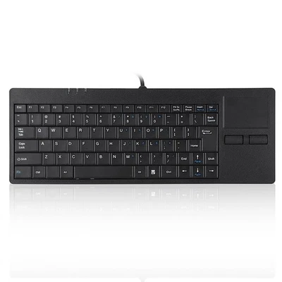 Wired USB Eingebautes Touchpad Hub Port Tastatur 86 Tasten Stumm Ultra Dünn DON - Bild 1 von 4