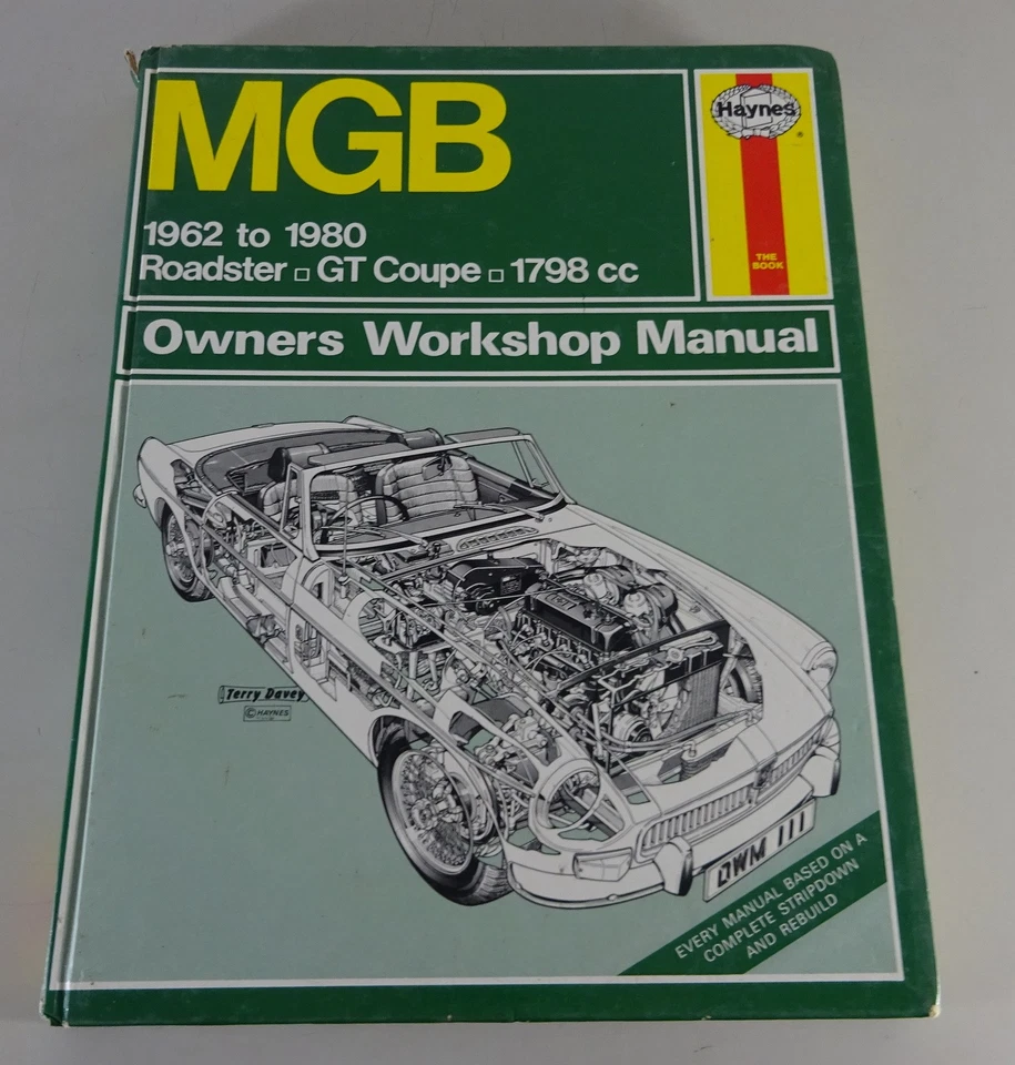 Manual de Reparación - Haynes Mgb Roadster / Gt Coupé/1800 Estrecho My 1962-1980 - Imagen 1 de 4