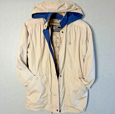 Chaqueta antiniebla Londres años 90 de colección con forro aislante 3M con cremallera • Rosa azul • Mujer M Foto 1 de 4