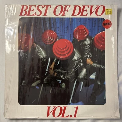 DEVO LP BEST OF DEVO VOL.1  1986 NEW ZEALAND PRESS NM Vinyl +POSTER RARE 25530-1 - Image 1 of 4