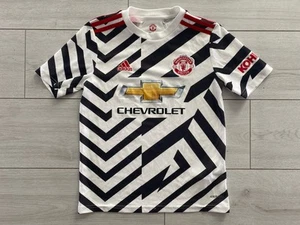 Manchester United 2020/21 Man Utd Third Football Shirt Jersey Children’s 11/12yr - Picture 1 of 3