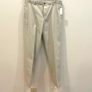 Brooks Brothers Pants Mens 36x32 Khaki Tan Cotton Stretch Advantage Chino Clark - Picture 1 of 19