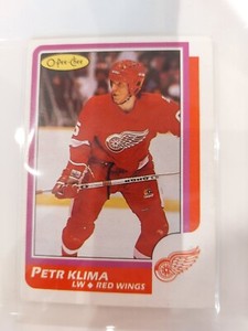 Petr Klima RC 1986-87 O-Pee-Chee #98 Rookie Détroit Red Wings