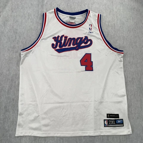VINTAGE Sacramento Kings Jersey Adult 2XL Chris Webber Basketball Reebok Men XXL Cover