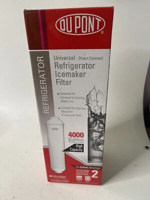 DuPont Universal Direct Connect Refrigerator Ice Maker Filter Model WFIR200X New - Image 1 of 4