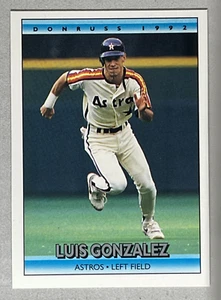 Luis Gonzalez, 1992 Donruss #270, Houston Astros. Opened on 7 July 2022. - Picture 1 of 2