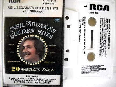 **NEIL SEDAKA NEIL SEDAKA`S 20 GOLDEN HITS , MUSIC CASSETTE IN GREAT CONDITION** - Image 1 of 2