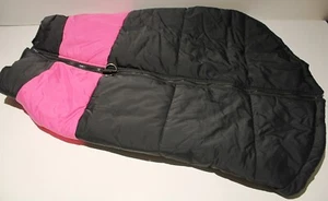 Hundemantel Jacke Kleidung 3XL Reißverschluss gefütterte Leine Ringe warm 30" Rückenlänge - Bild 1 von 6