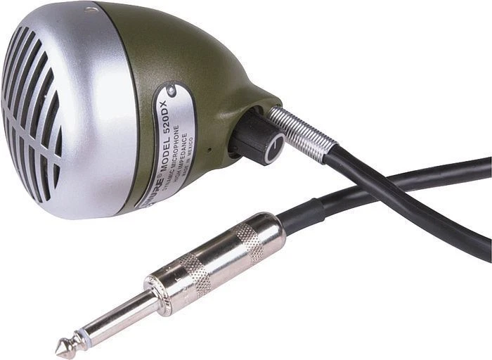 Shure 520DX Dynamic Cable Professional Microphone