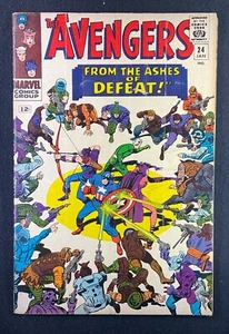 Avengers (1963) #24 GD/VG (3.0) Don Heck Jack Kirby Kang the Conqueror App - Imagen 1 de 2