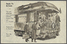 Santa Fe Railroad / New Santa Fe Deluxe Train / Early Advertising Postcard