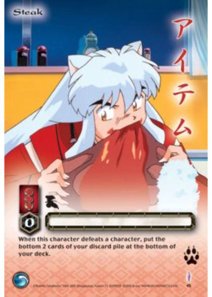 InuYasha TCG Steak - Kassen #45 - Image 1 of 1