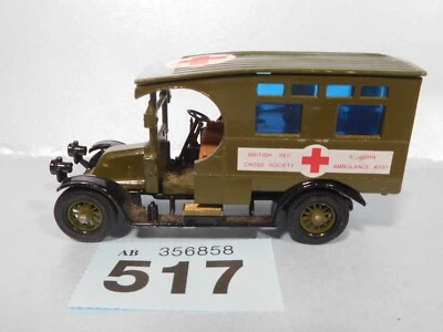 Matchbox Y-25 1910 Renault Ambulance. British Red Cross  (517) - Image 1 of 4